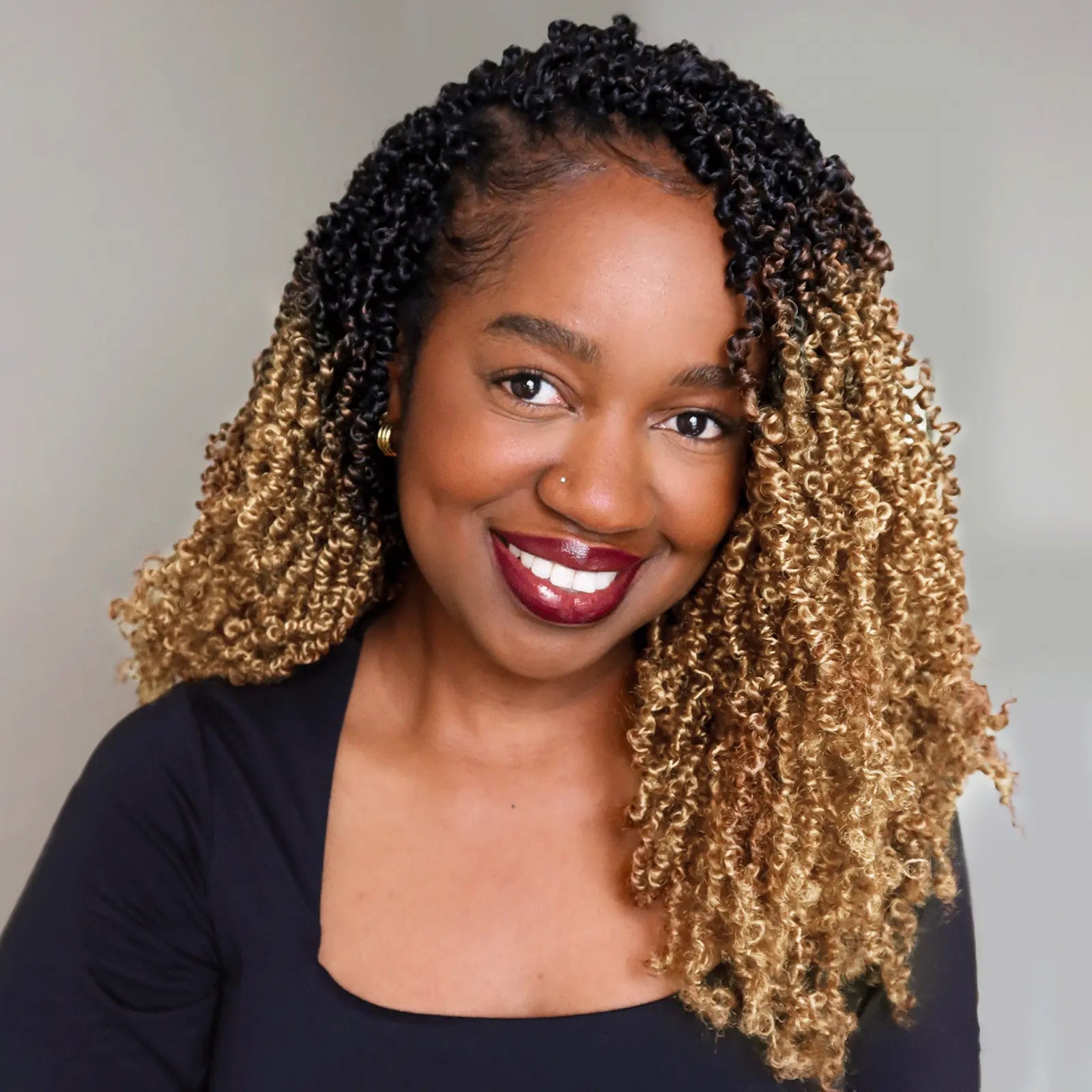 ( US ONLY) FAST SHIPPING YT | Toyotress® Yanky Twist Pre Looped Mini Passion Twist Short Passion Twist Crochet Braids Synthetic Hair Extensions Toyotress